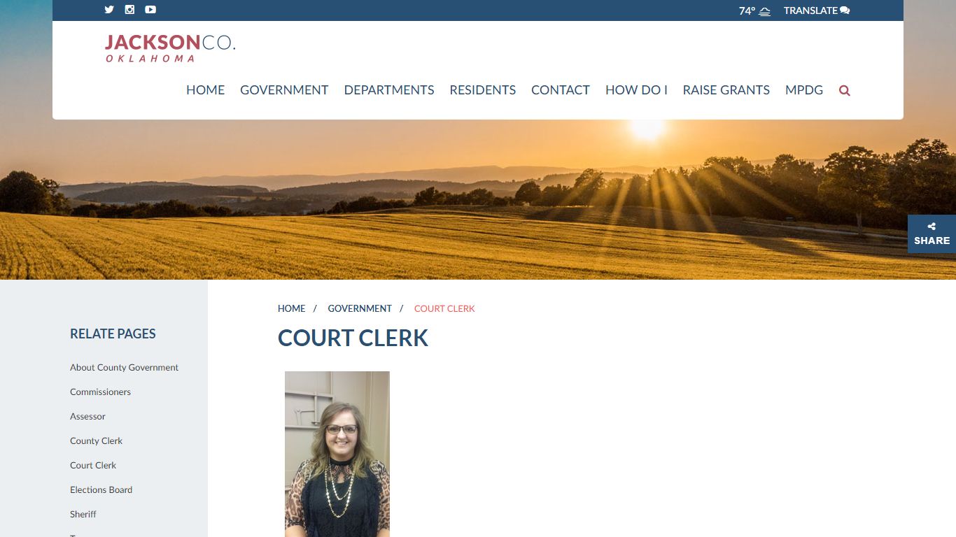 Court Clerk - Jackson County, Oklahoma
